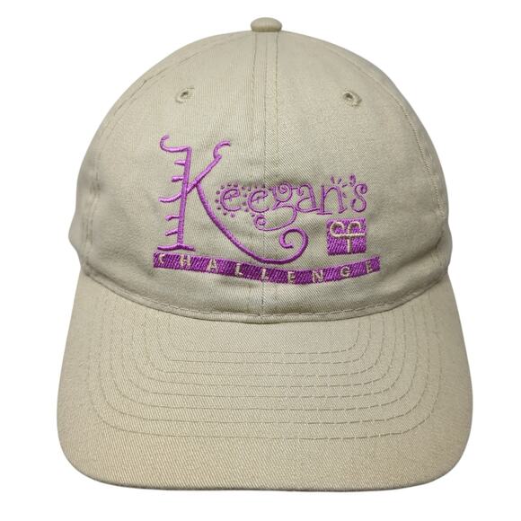Keegan's Challenge Snapback Hat Beige One Size Embroidered Otto Cap - Picture 1 of 10
